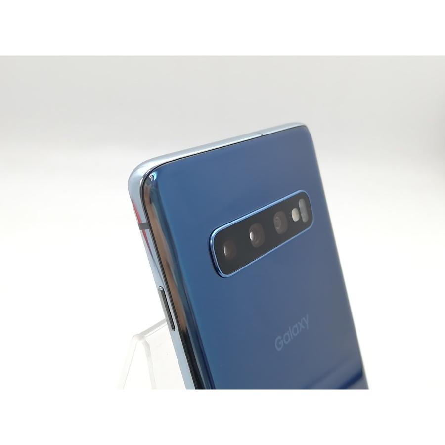 中古】SAMSUNG au 【SIMロック解除済み】 Galaxy S10 SCV41 プリズム