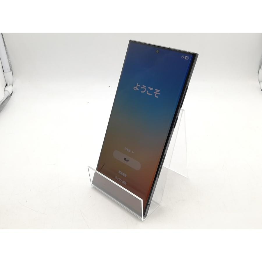 中古】SAMSUNG au 【SIMフリー】 Galaxy S22 Ultra ファントムブラック