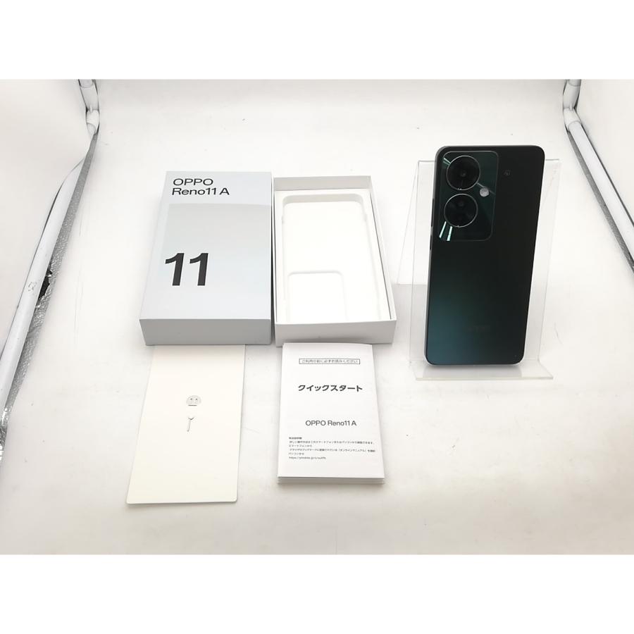 中古】Oppo ymobile 【SIMフリー】 OPPO Reno11 A ダークグリーン 8GB