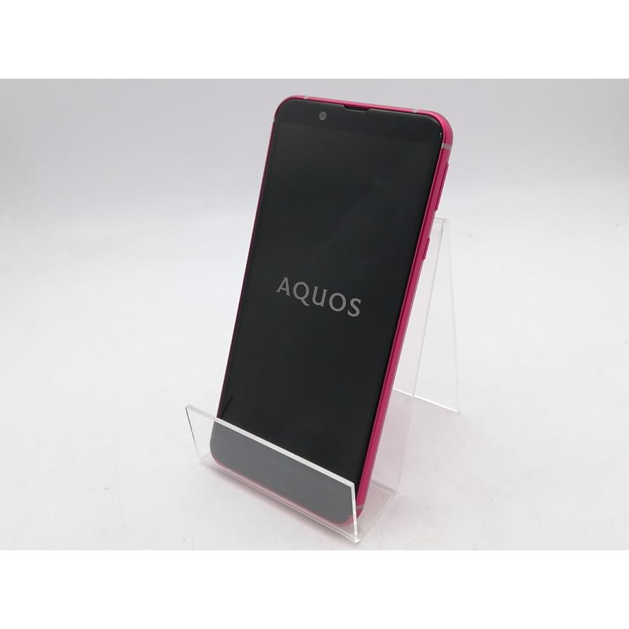 中古】SHARP docomo 【SIMロック解除済み】 AQUOS sense3 Deep Pink