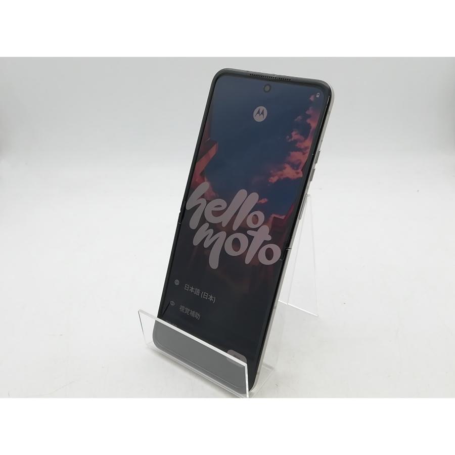 中古】MOTOROLA SoftBank 【SIMフリー】 motorola razr 50s サンド