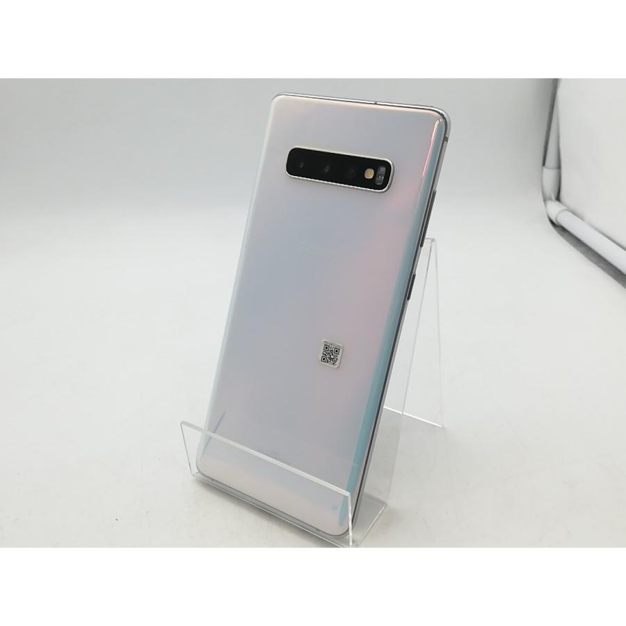 中古】SAMSUNG au 【SIMロック解除済み】 Galaxy S10+ SCV42 プリズム