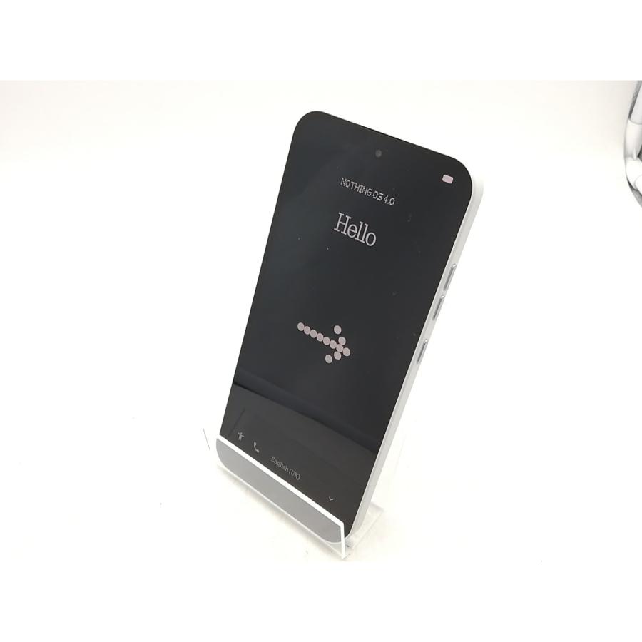 【新品未開封】Nothing Phone (4a) 128GB ホワイト 本体 中古】NOTHING 国内版 【SIMフリー】 Nothing Phone (4a) ホワイト 8GB