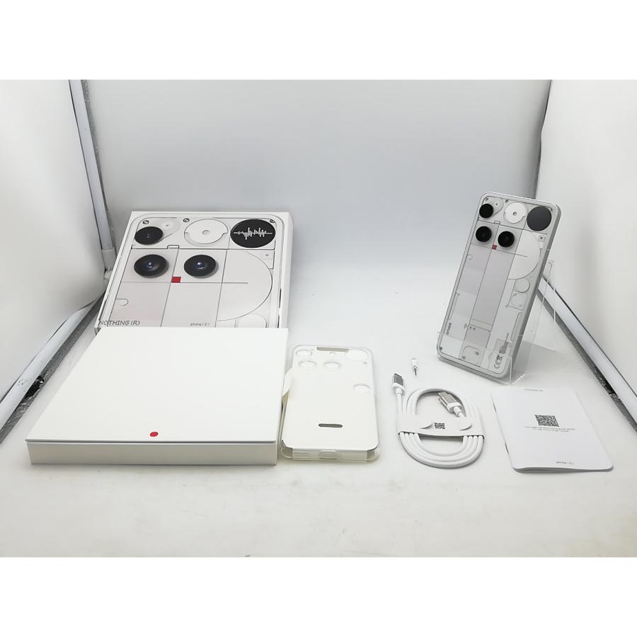 中古】NOTHING 国内版 【SIMフリー】 Nothing Phone (3) ホワイト 12GB