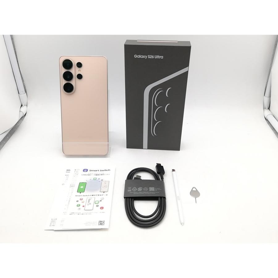 中古】SAMSUNG 国内版 【SIMフリー】 Galaxy S26 Ultra ピンクゴールド