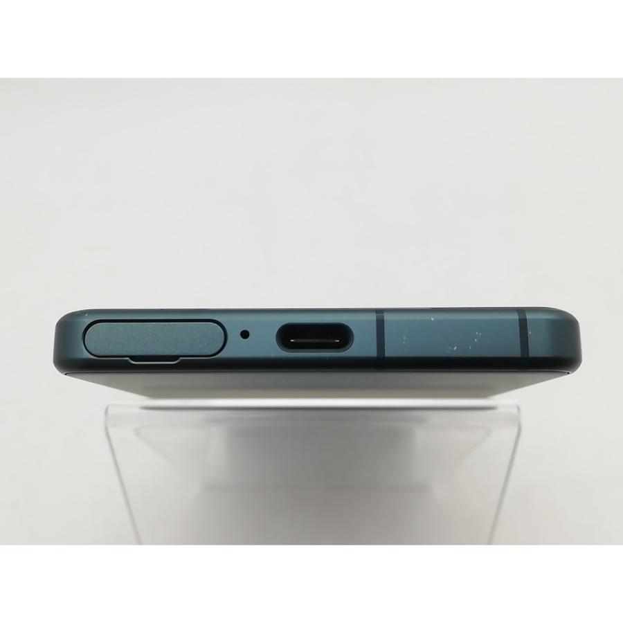 中古】SONY au 【SIMフリー】 Xperia 5 IV 8GB 128GB SOG09 グリーン