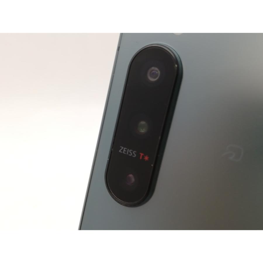 中古】SONY au 【SIMフリー】 Xperia 5 IV 8GB 128GB SOG09 グリーン