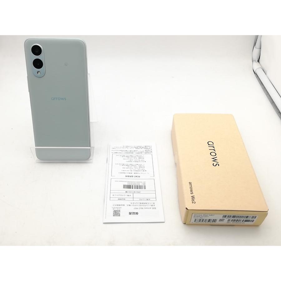 中古】FCNT 楽天モバイル 【SIMフリー】 arrows We2 ライトブルー 4GB
