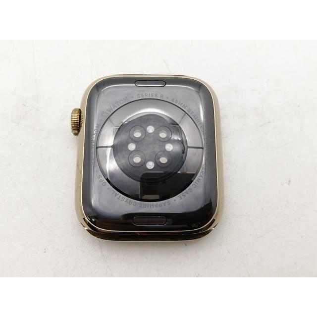 中古】Apple Apple Watch Series8 45mm Cellular ゴールドステンレス 
