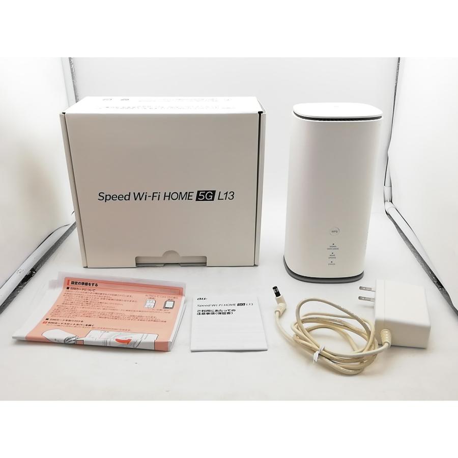 中古】ZTE au Speed Wi-Fi HOME 5G L13 ZTR02【柏】保証期間1ヶ月