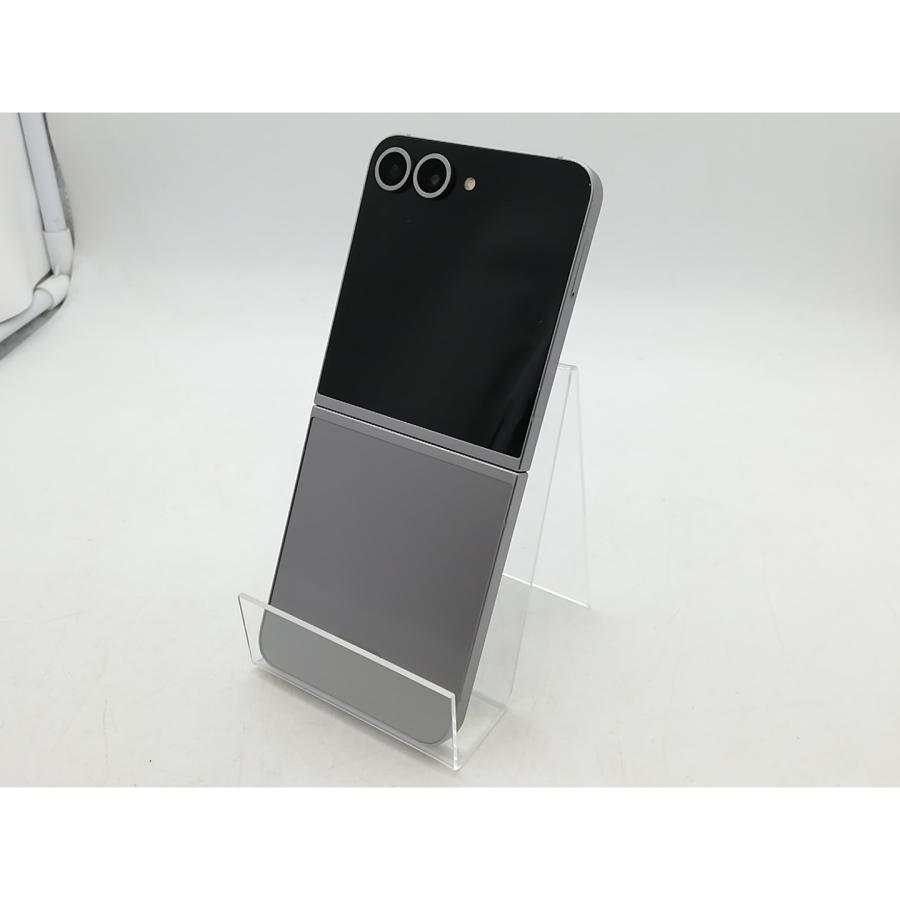中古】SAMSUNG au 【SIMフリー】 Galaxy Z Flip6 シルバーシャドウ