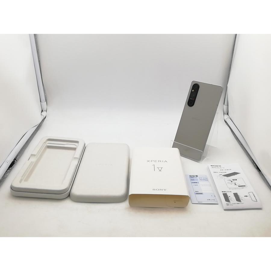 中古】SONY 国内版 【SIMフリー】 Xperia 1 V プラチナシルバー 16GB