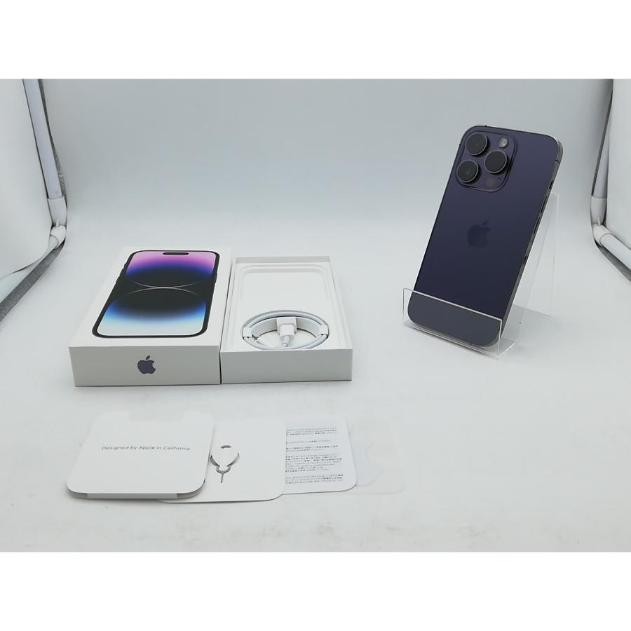 スマホ 新品未使用 iPhone14 Pro 128GB [ディープパープル/紫] SIM 