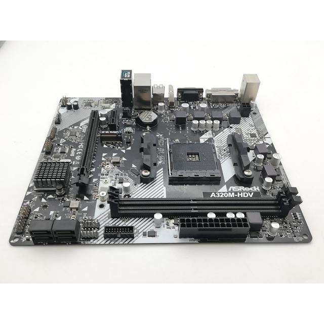 中古】ASRock A320M-HDV R4.0 A320/AM4/MicroATX【秋葉3号】保証期間1