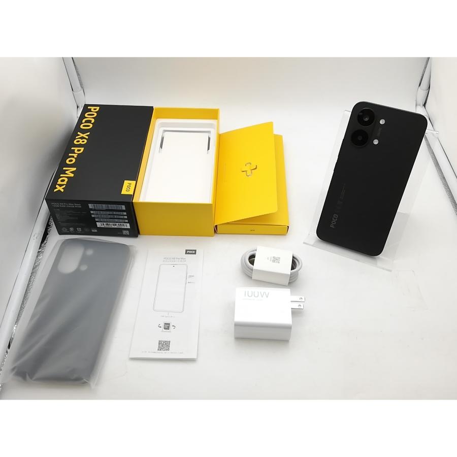 中古】Xiaomi 国内版 【SIMフリー】 POCO X8 Pro Max ブラック 12GB