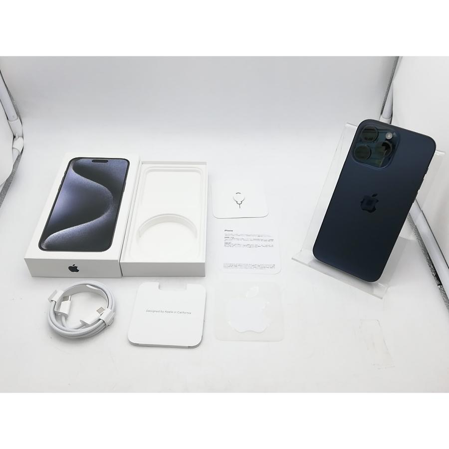 中古】Apple 国内版 【SIMフリー】 iPhone 15 Pro Max 512GB ブルー
