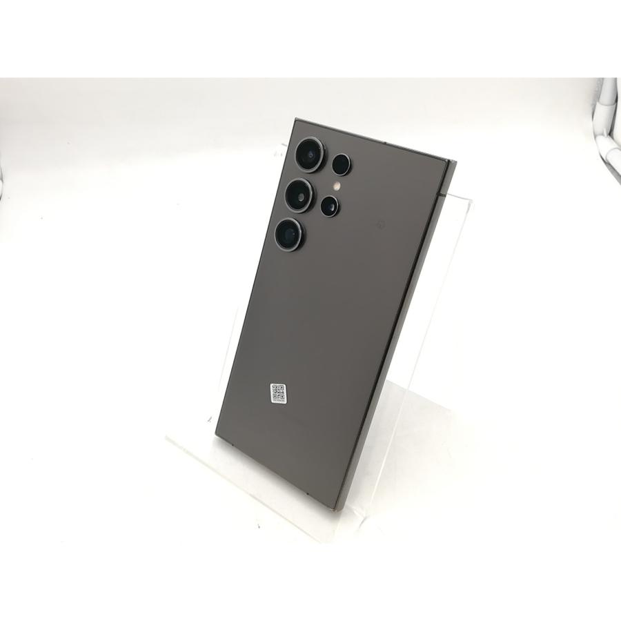 中古】SAMSUNG au 【SIMフリー】 Galaxy S24 Ultra チタニウムブラック
