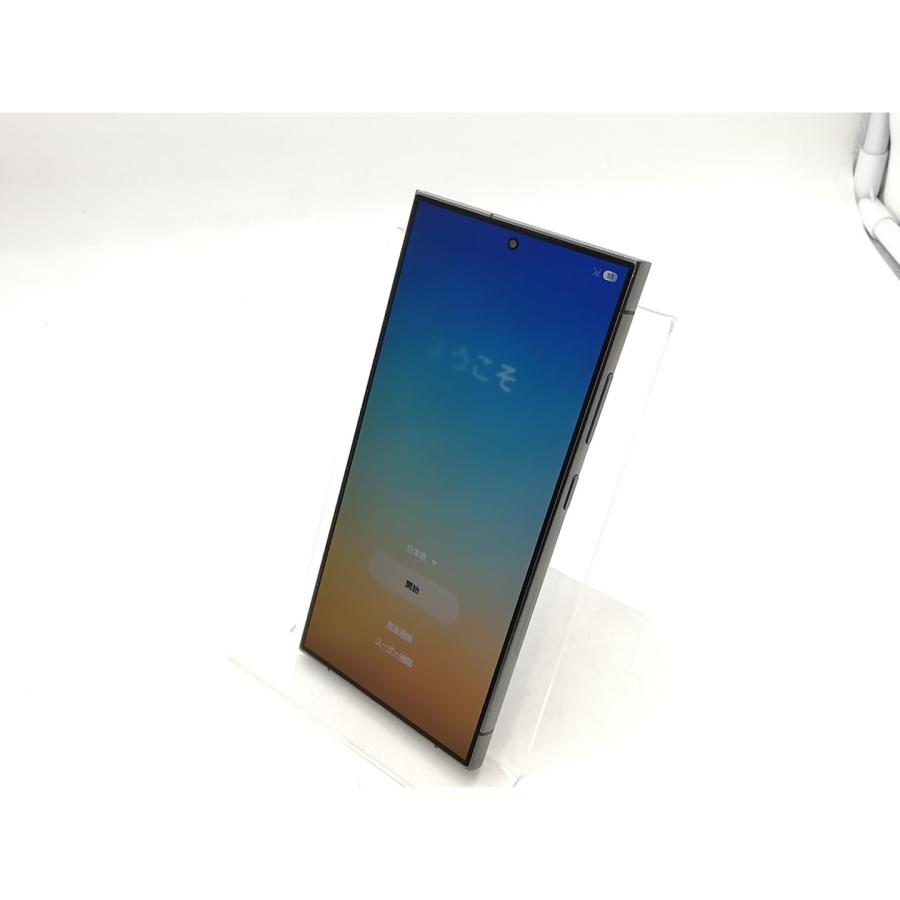中古】SAMSUNG au 【SIMフリー】 Galaxy S24 Ultra チタニウムブラック