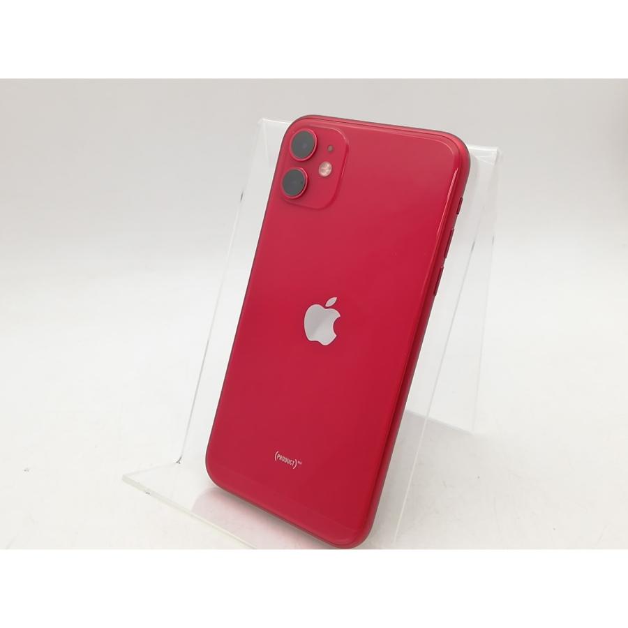 iPhone 11 au レッド　64GB simロック解除済み 中古】Apple au 【SIMロック解除済み】 iPhone 11 64GB (PRODUCT)RED