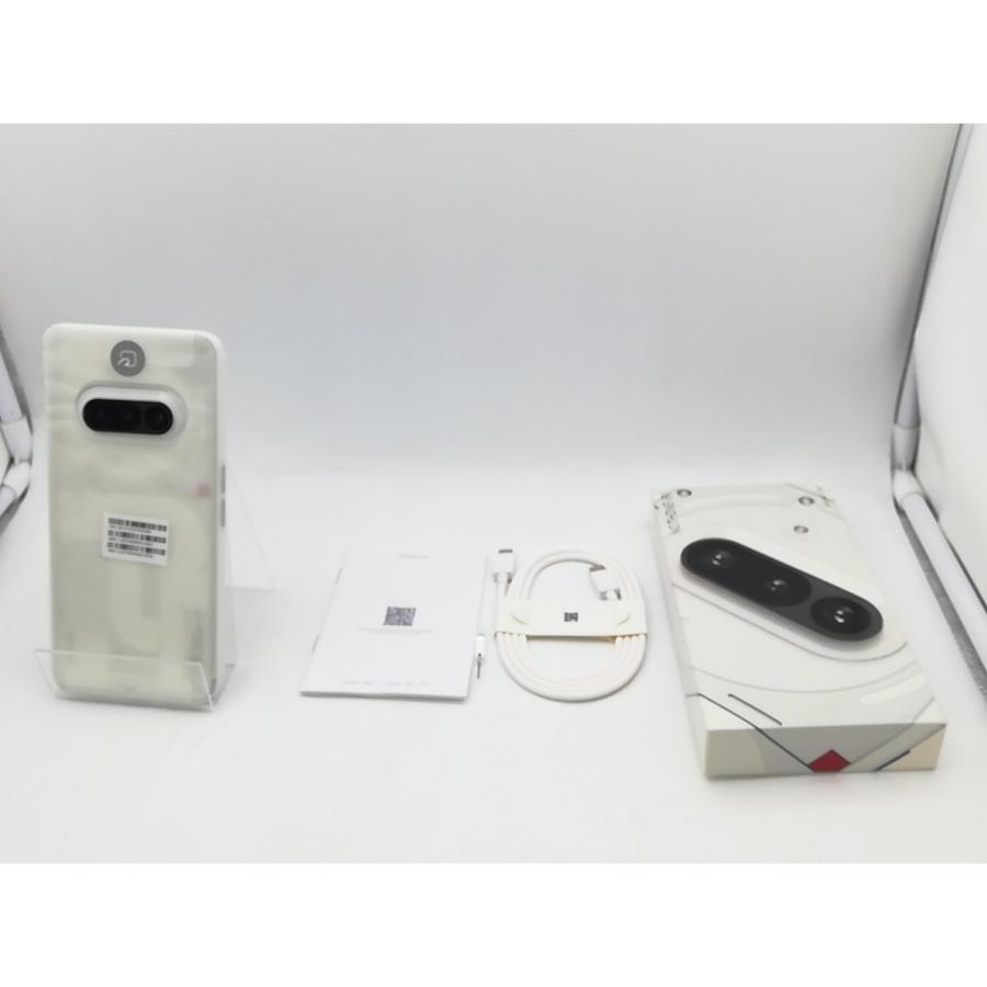 【未使用】NOTHING 国内版 【SIMフリー】 Nothing Phone (3a) ホワイト 12GB 256GB【柏】保証期間３ヶ月 |  | 02
