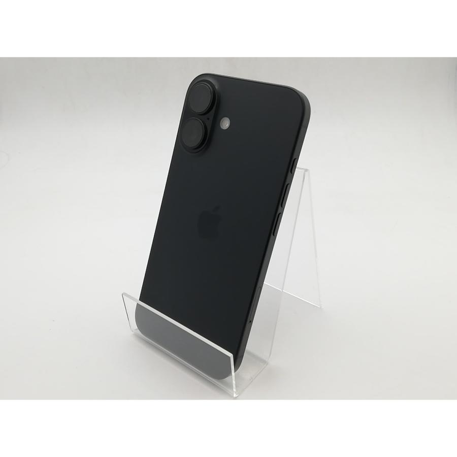 中古】Apple au 【SIMフリー】 iPhone 16 128GB ブラック MYDQ3J/A