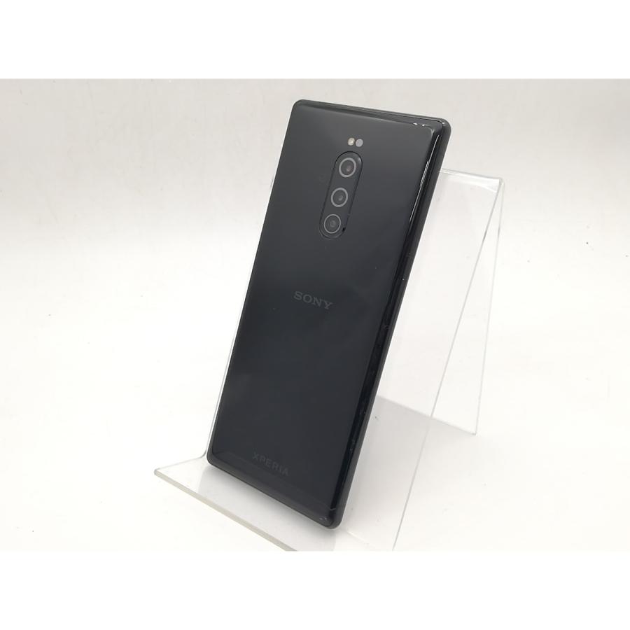 中古】SONY au 【SIMロック解除済み】 Xperia 1 SOV40 ブラック【柏
