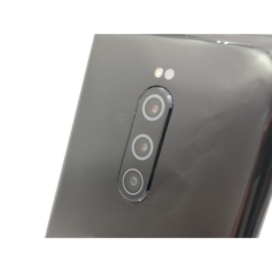 中古】SONY au 【SIMロック解除済み】 Xperia 1 SOV40 ブラック【柏