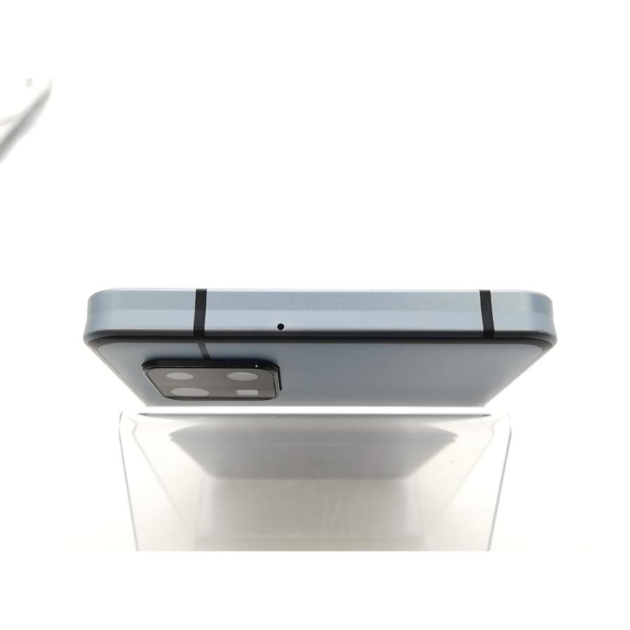 中古】SHARP docomo 【SIMフリー】 AQUOS sense6 ブルーメタリック 4GB