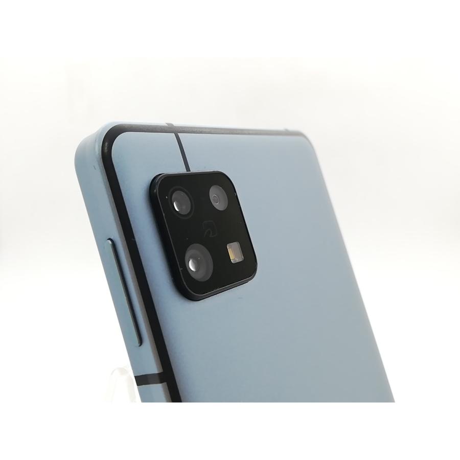 中古】SHARP docomo 【SIMフリー】 AQUOS sense6 ブルーメタリック 4GB