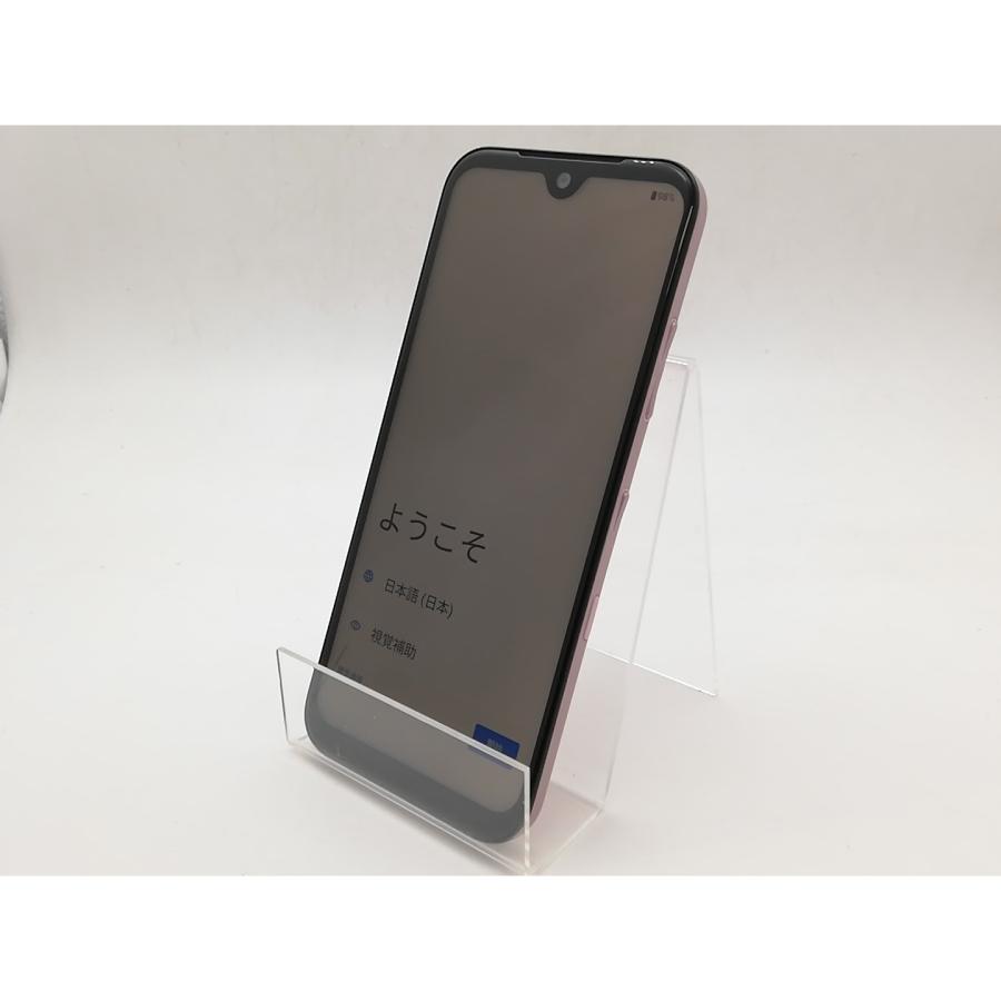 中古】KYOCERA ymobile 【SIMフリー】 Android One S10 ピンク 4GB