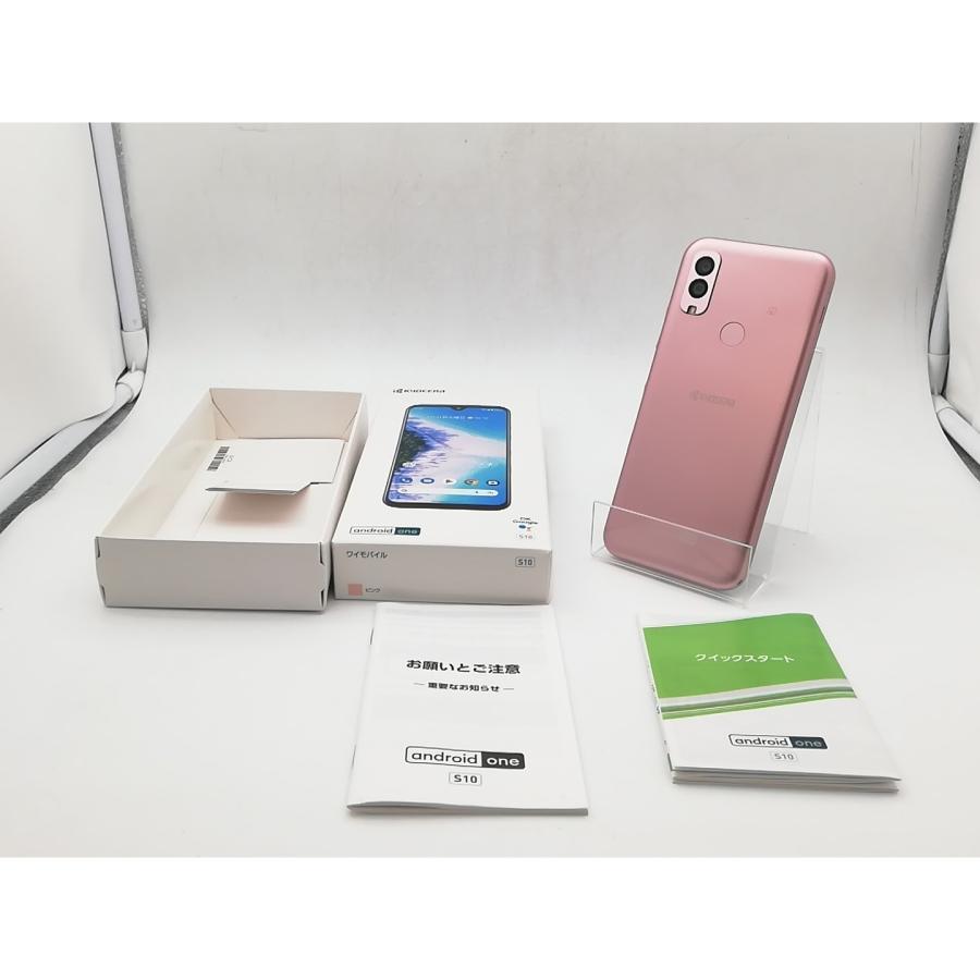 中古】KYOCERA ymobile 【SIMフリー】 Android One S10 ピンク 4GB
