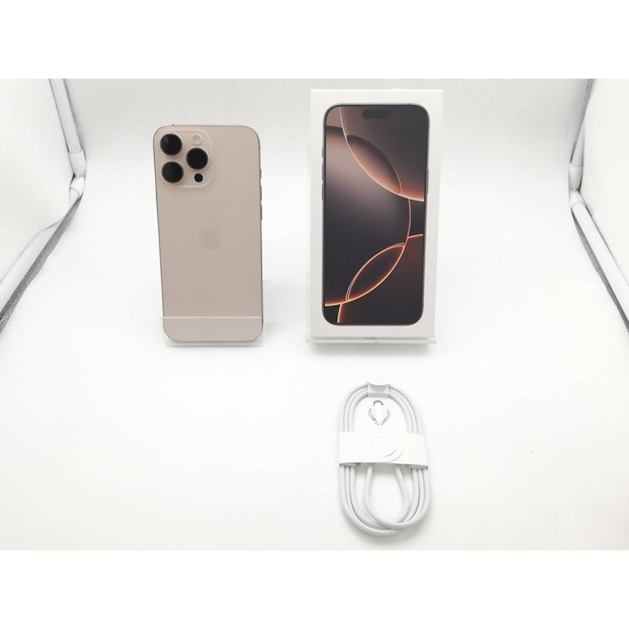 中古】Apple 国内版 【SIMフリー】 iPhone 16 Pro Max 256GB デザート
