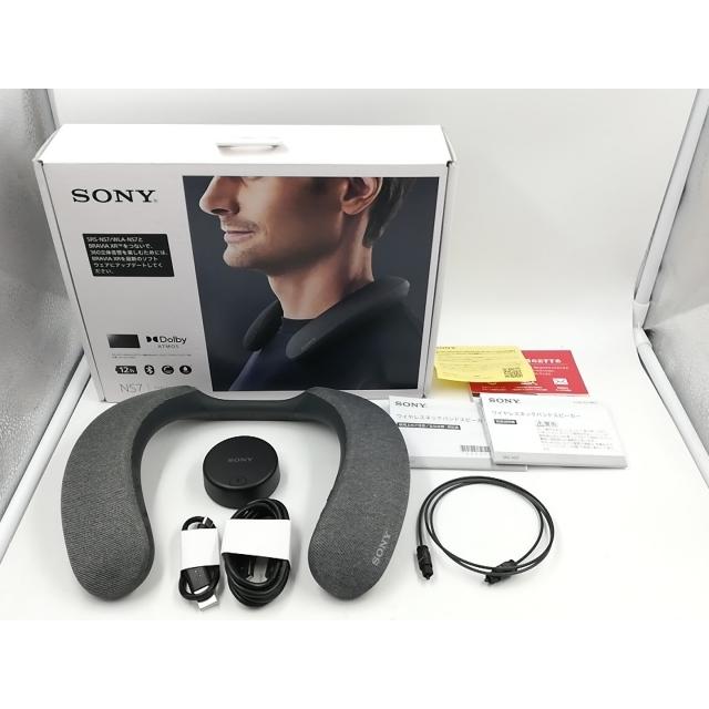 中古】SONY ワイヤレスネックバンドスピーカー SRS-NS7【千葉】保証 