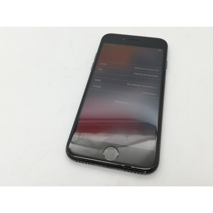 中古】Apple au 【SIMロック解除済み】 iPhone 7 128GB ジェット 