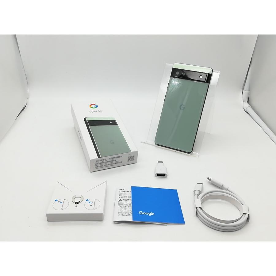 中古】Google 国内版 【SIMフリー】 Pixel 6a セージ 6GB 128GB GB17L 