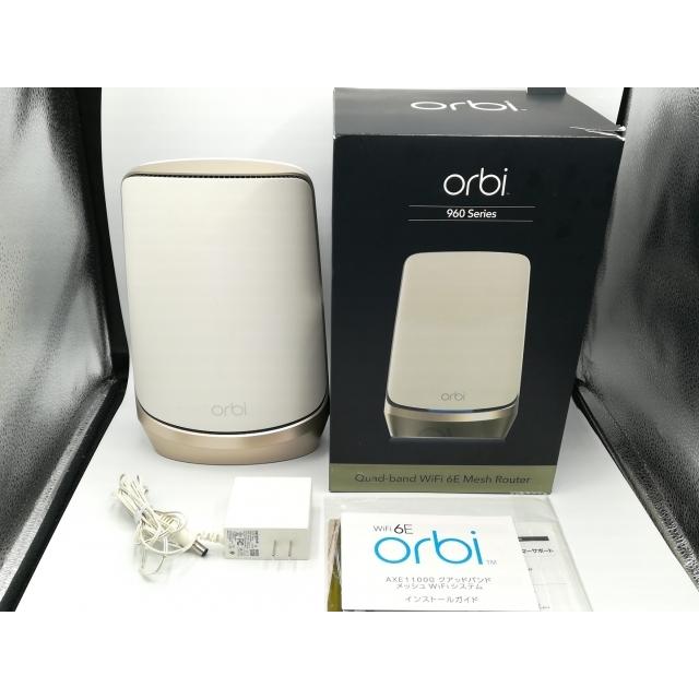 中古】NETGEAR Orbi WiFi 6E RBRE960-100JPS Wi-Fi6E(11ax)対応無線LAN