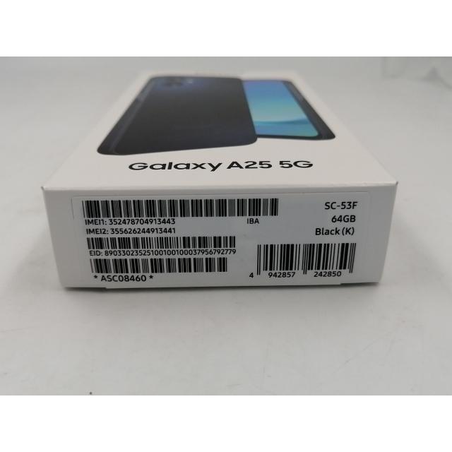 未使用】SAMSUNG docomo 【SIMフリー】 Galaxy A25 5G ブラック 未使用】SAMSUNG docomo 【SIMフリー】 Galaxy A25 5G ブラック