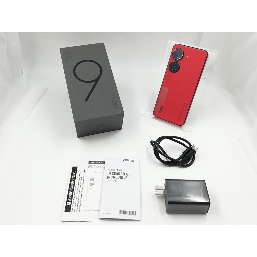 中古】ASUS 国内版 【SIMフリー】 Zenfone 9 8GB 128GB サンセット