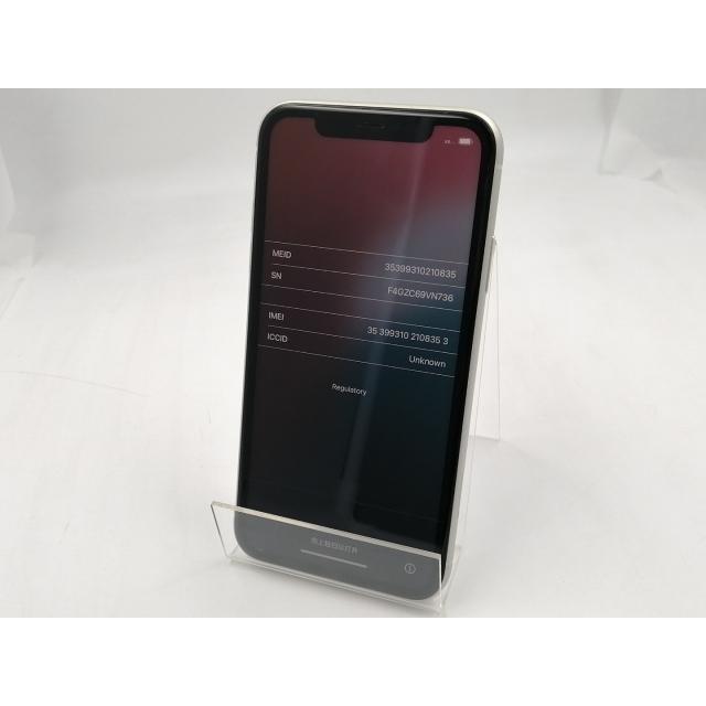 中古】Apple 国内版 【SIMフリー】 iPhone 11 64GB ホワイト MWLU2J/A 