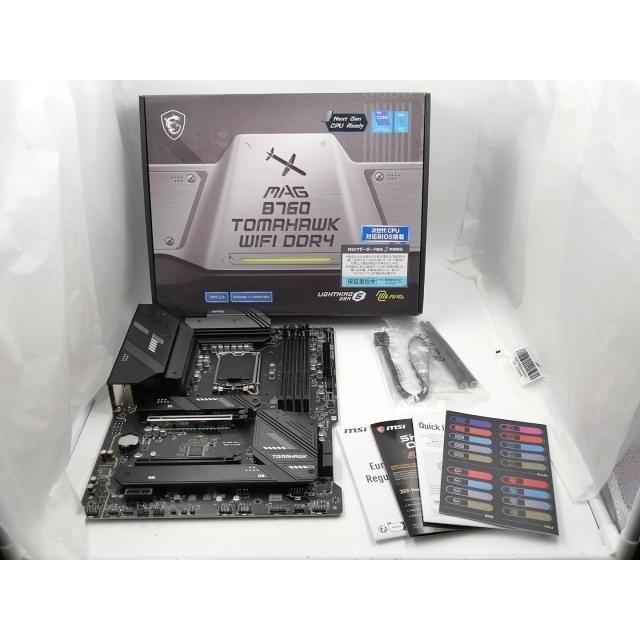中古】MSI MAG B760 TOMAHAWK WIFI DDR4 B760(DDR4)/LGA1700/ATX【千葉
