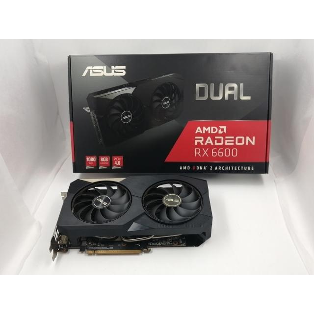 中古】ASUS DUAL-RX6600-8G (Radeon RX 6600 8GB) RX6600/8G【千葉