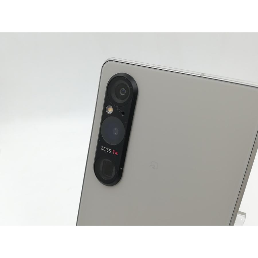 中古】SONY docomo 【SIMフリー】 Xperia 1 V プラチナシルバー 12GB