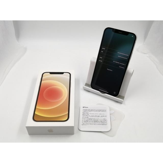 iPhone 12 ホワイト 128GB Softbank SIMロック解除済 iPhone 12 【中古