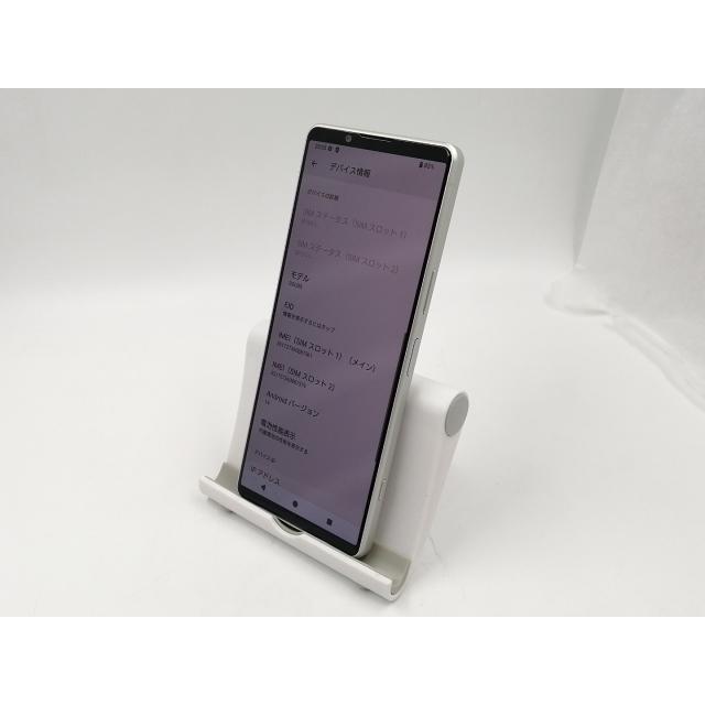 中古】SONY au 【SIMフリー】 Xperia 5 IV 8GB 128GB SOG09 エクリュ