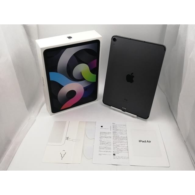 【中古】Apple SoftBank 【SIMロック解除済み】 iPad Air（第4世代/2020） 64GB スペースグレイ MYGW2J/A【仙台駅東口】保証期間１ヶ月【ランクB】の画像