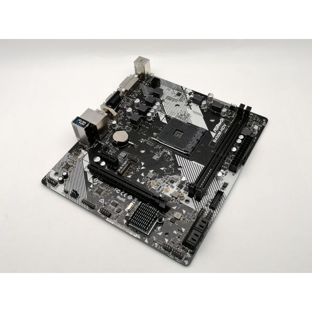中古】ASRock B450M-HDV R4.0 B450/AM4/MicroATX【千葉】保証期間1