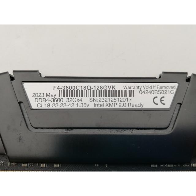 中古】DDR4 32GB PC4-28800(DDR4-3600)【デスクトップPC用】【千葉