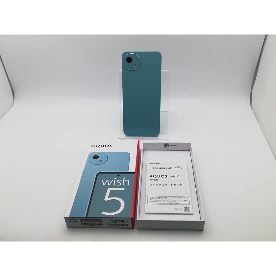 中古】SHARP docomo 【SIMフリー】 AQUOS wish5 ワカバ 4GB 64GB SH