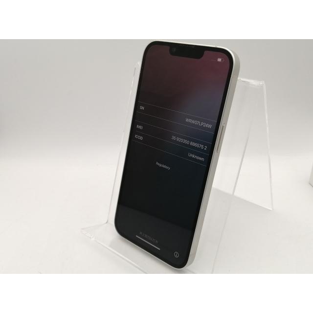中古】Apple au 【SIMフリー】 iPhone 14 128GB スターライト MPUQ3J/A