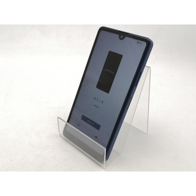 中古】SONY au 【SIMフリー】 Xperia Ace III ブルー 4GB 64GB SOG08